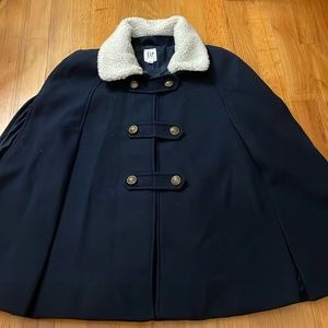 Navy gap kids xxl dress poncho